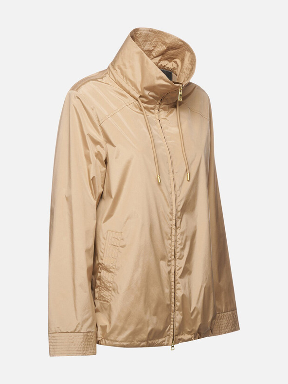 Geox Svetlohnedá dámska bunda Geox Dandra