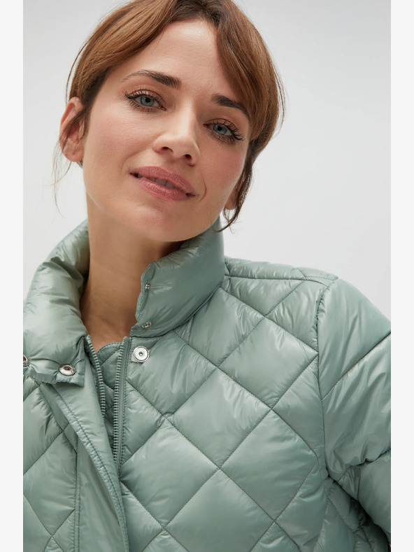 Moodo Zelená dámska prešívaná bunda Moodo