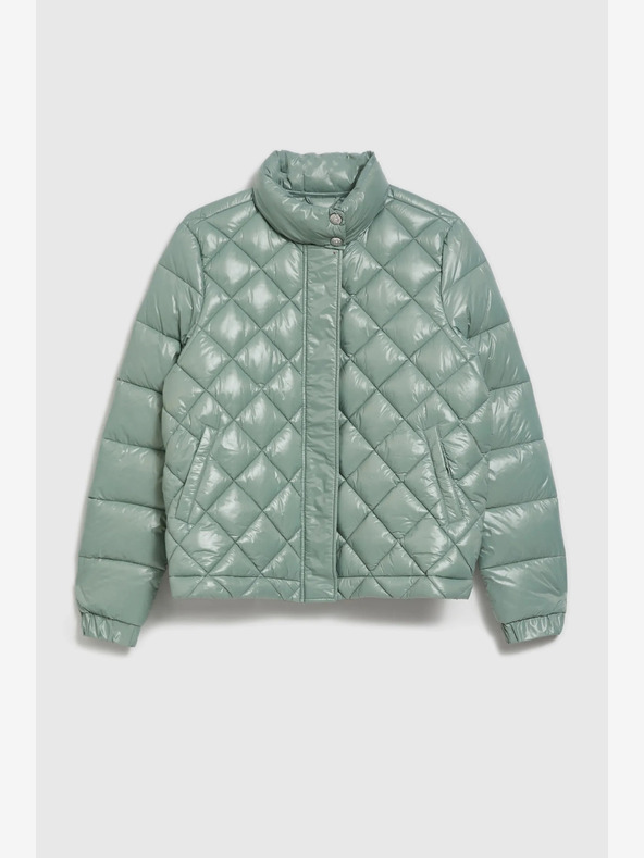 Moodo Zelená dámska prešívaná bunda Moodo