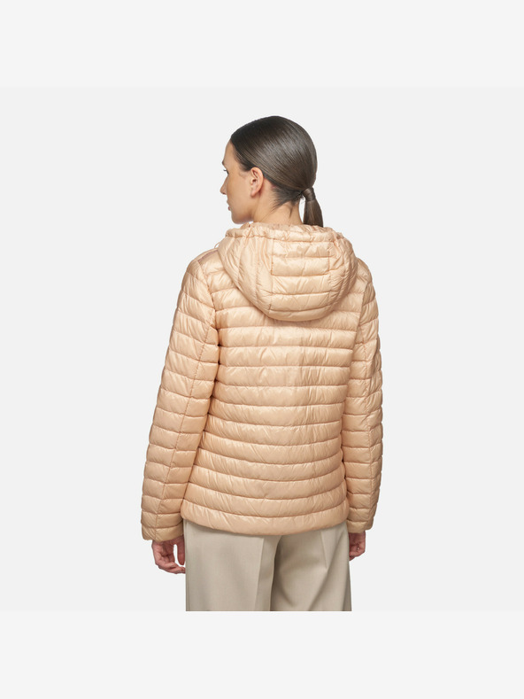 Geox Ružová Dámska páperová bunda Geox Jaysen