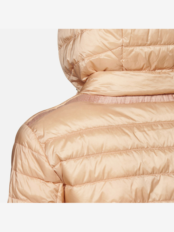 Geox Ružová Dámska páperová bunda Geox Jaysen