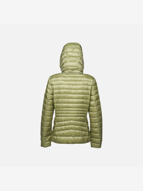 Geox Svetlozelená dámska páperová bunda Geox Jaysen