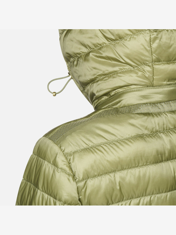 Geox Svetlozelená dámska páperová bunda Geox Jaysen