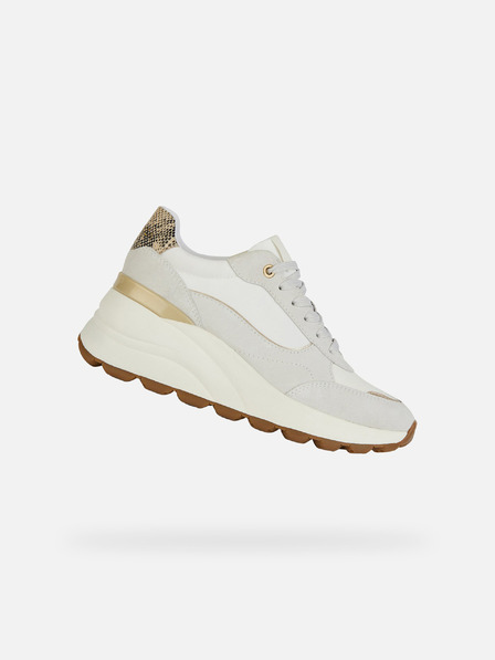 Geox Krémové dámske tenisky Geox Spherica EC13