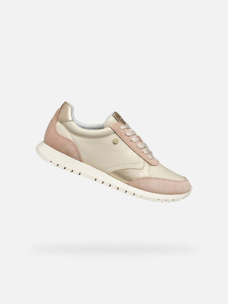 Geox Krémové dámske tenisky Geox Sukie 2.0