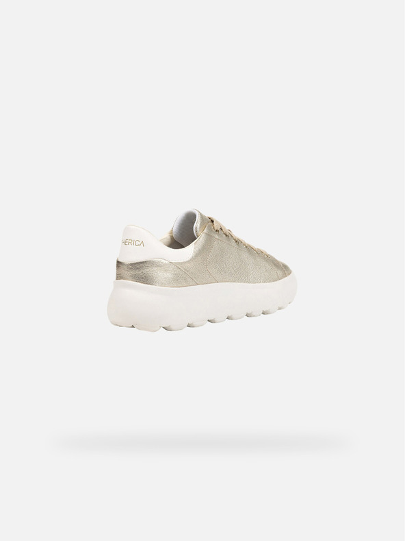 Geox Zlaté dámske tenisky Geox Spherica EC4.1