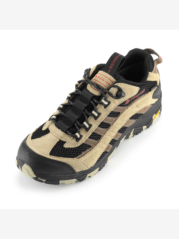 ALPINE PRO Outdoorová obuv s ptx membránou ALPINE PRO OKANE chocolate chip