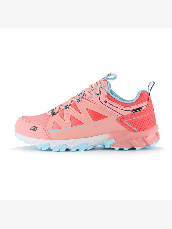ALPINE PRO Outdoorová obuv s ptx membránou ALPINE PRO UHESE malinová