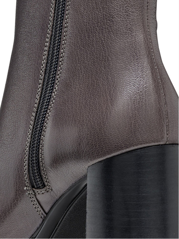 Geox Tmavo šedá dámska členková obuv Geox Teulada