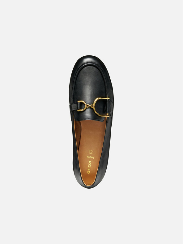 Geox Čierne dámske mokasíny Geox Palmaria