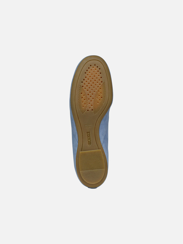 Geox Svetlomodré dámske mokasíny Geox Palmaria