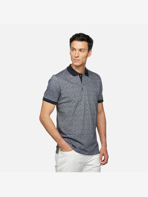 Geox Modré pánske tričko Geox