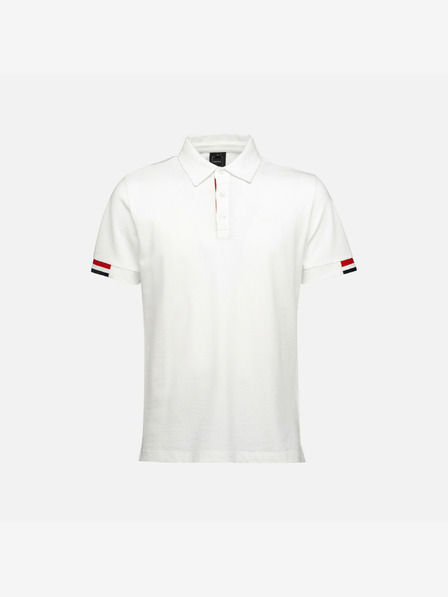 Geox Biela pánska polokošeľa Geox