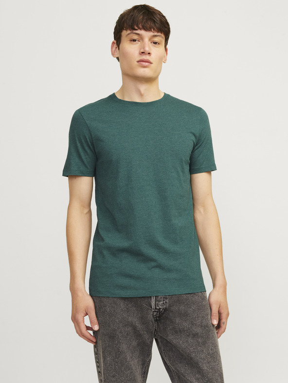 Jack & Jones Zelené pánske tričko Jack & Jones