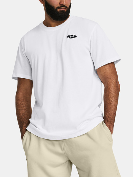 Under Armour Pánske tričko Under Armour UA HW LC PATCH SS-WHT