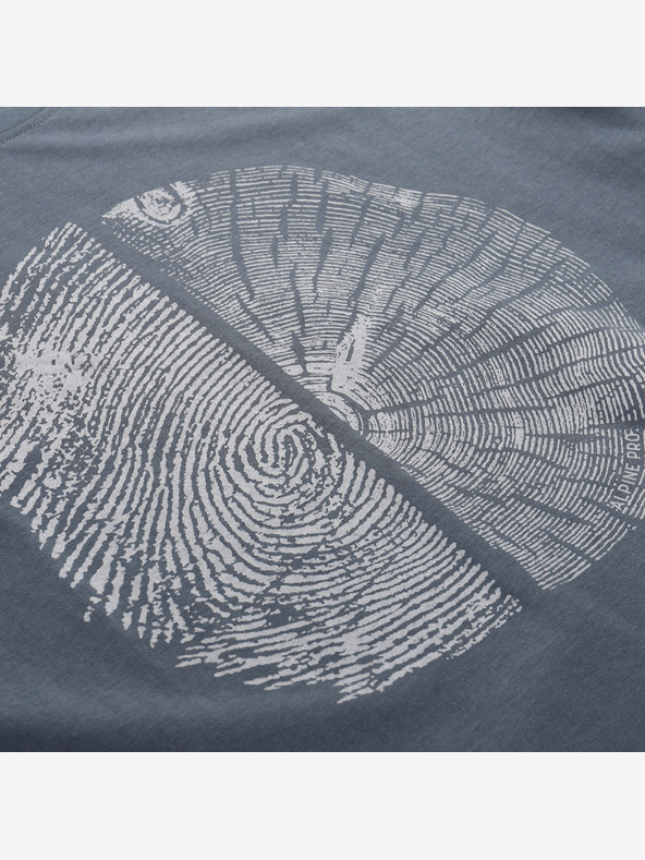 ALPINE PRO Pánske tričko z organickej bavlny ALPINE PRO TERMESA 2 dark slate variant pa