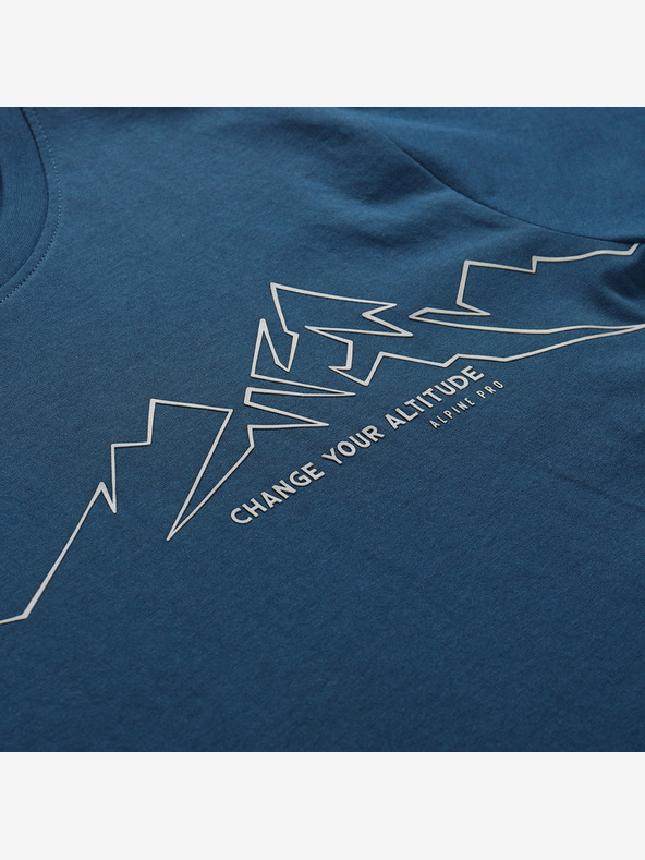 ALPINE PRO Pánske rýchloschnúce tričko s chladivým sušením ALPINE PRO BOLEN 2 moonlit ocean variant ks