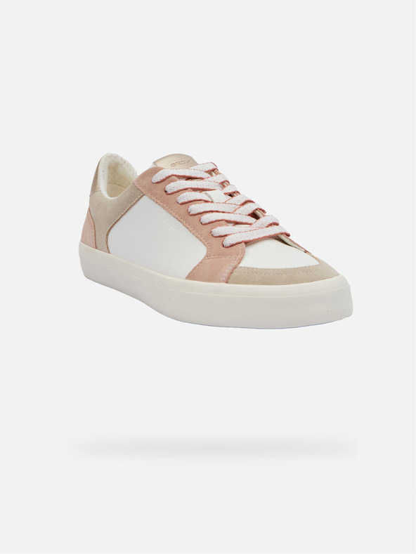 Geox Krémové dámske tenisky Geox Emmeleny