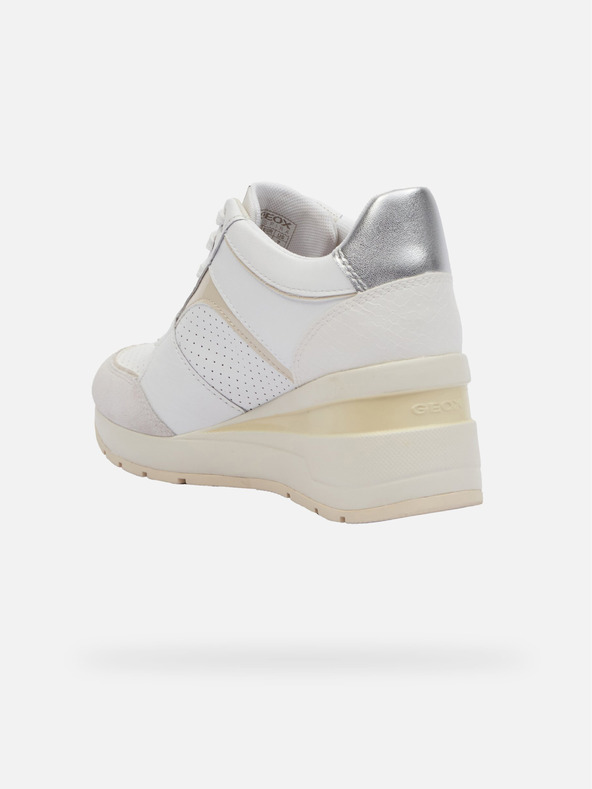 Geox Biele dámske tenisky Geox Zosma