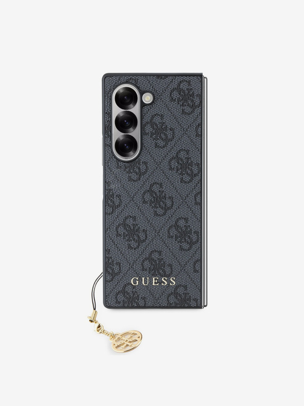Guess Guess 4G Charm zadný kryt pre Samsung Galaxy Z Fold 6 sivý