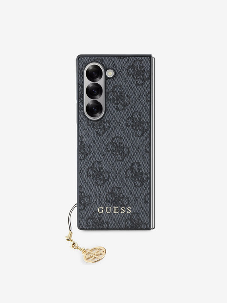 Guess Guess 4G Charm zadný kryt pre Samsung Galaxy Z Fold 6 sivý