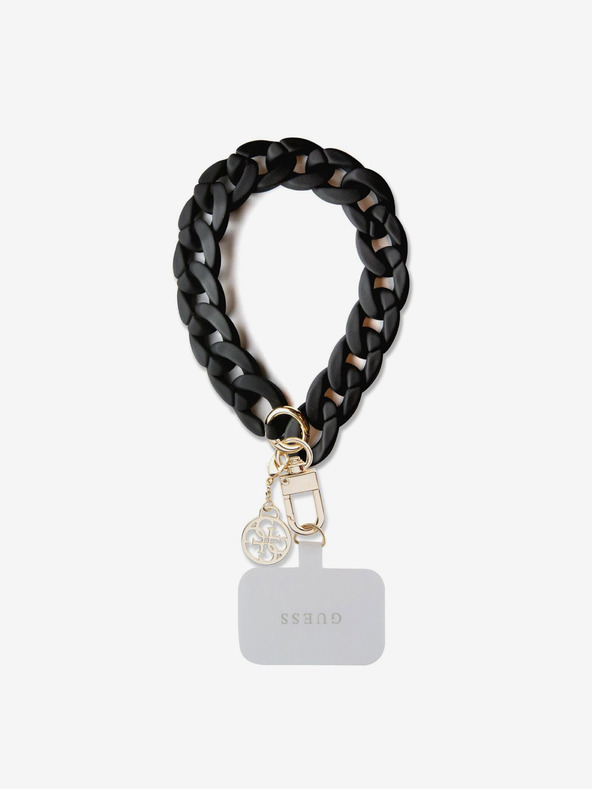 Guess Guess univerzálny remienok na ruku 4G Charm čierny