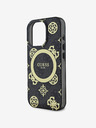 Guess IML 4G Peony MagSafe Zadní Kryt pro iPhone 16 Pro Max Black Obal na telefón