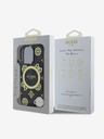 Guess IML 4G Peony MagSafe Zadní Kryt pro iPhone 16 Pro Max Black Obal na telefón