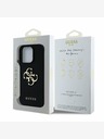 Guess Guess PU Grained 4G Metal Logo Back Cover pre iPhone 15 Pro Black