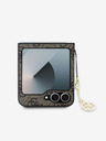 Guess Guess 4G Charm zadný kryt pre Samsung Galaxy Z Flip 6 Brown