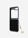 Guess Guess 4G Charm zadný kryt pre Samsung Galaxy Z Flip 6 Brown