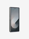 Guess Guess PU 4G Kovový zadný kryt s logom pre Samsung Galaxy Z Fold 6 Grey