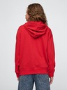GAP Detská mikina s logom a fleece GAP