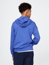 GAP Detská mikina s logom a fleece GAP