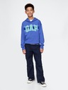 GAP Detská mikina s logom a fleece GAP