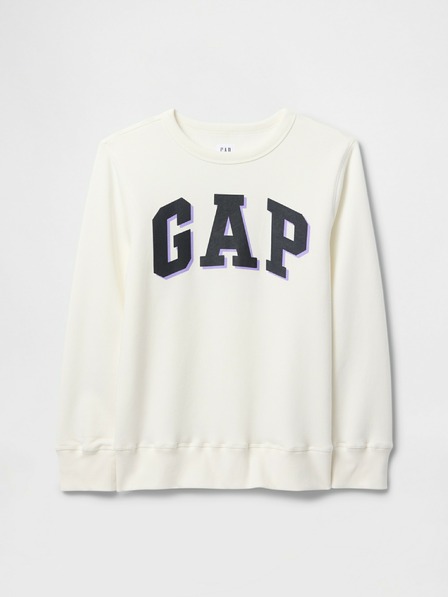 GAP Detská mikina s logom a fleece GAP