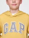 GAP Detská mikina s logom a fleece GAP