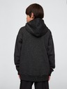 GAP Detská mikina s logom a fleece GAP