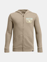 Under Armour Chlapčenská mikina Under Armour Pjt Rck Boys LS FZ HD Q1-BRN