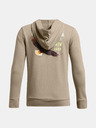 Under Armour Chlapčenská mikina Under Armour Pjt Rck Boys LS FZ HD Q1-BRN