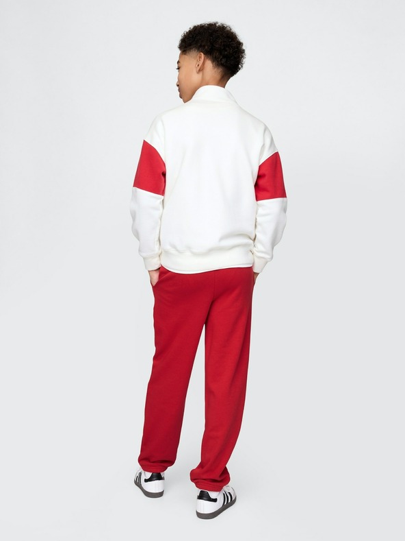 GAP Detské tepláky fleece logo army GAP