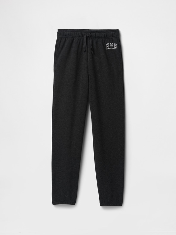 GAP Detské tepláky fleece logo army GAP