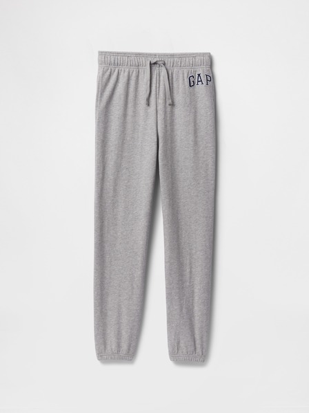 GAP Detské tepláky fleece logo army GAP