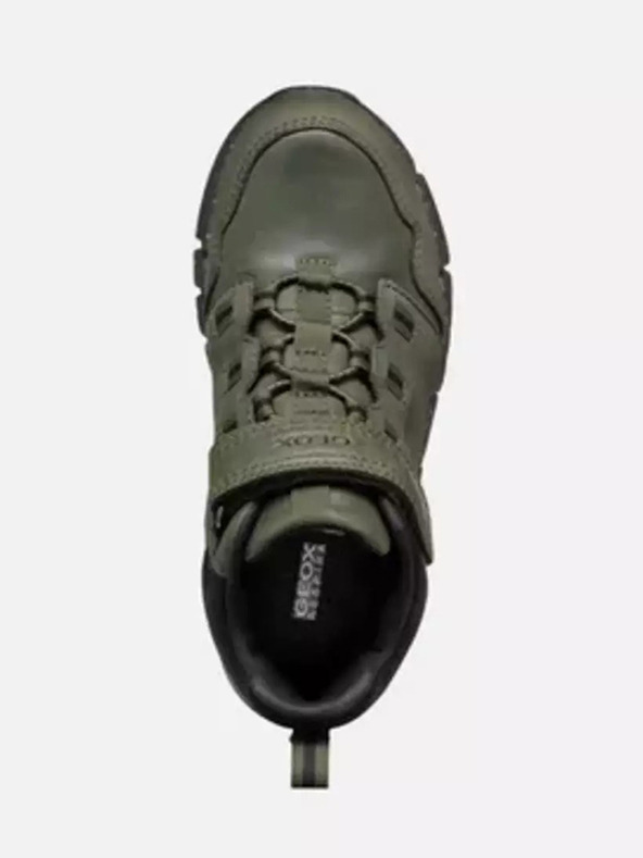 Geox Tmavo zelené chlapčenské členkové topánky Geox Flexyper B Abx