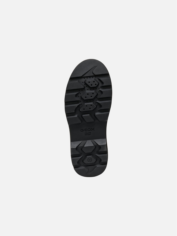 Geox Tmavo zelené chlapčenské členkové topánky Geox Kiddartah WPF