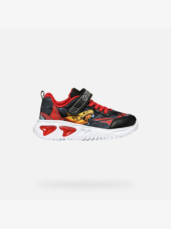 Geox Čierne chlapčenské tenisky Geox Assister