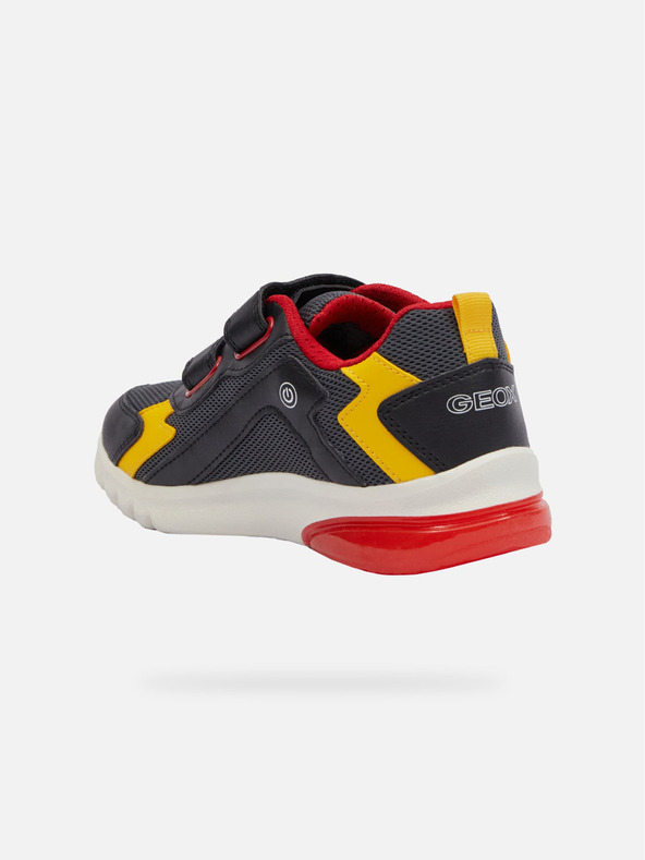 Geox Čierne chlapčenské tenisky Geox Ciberdron