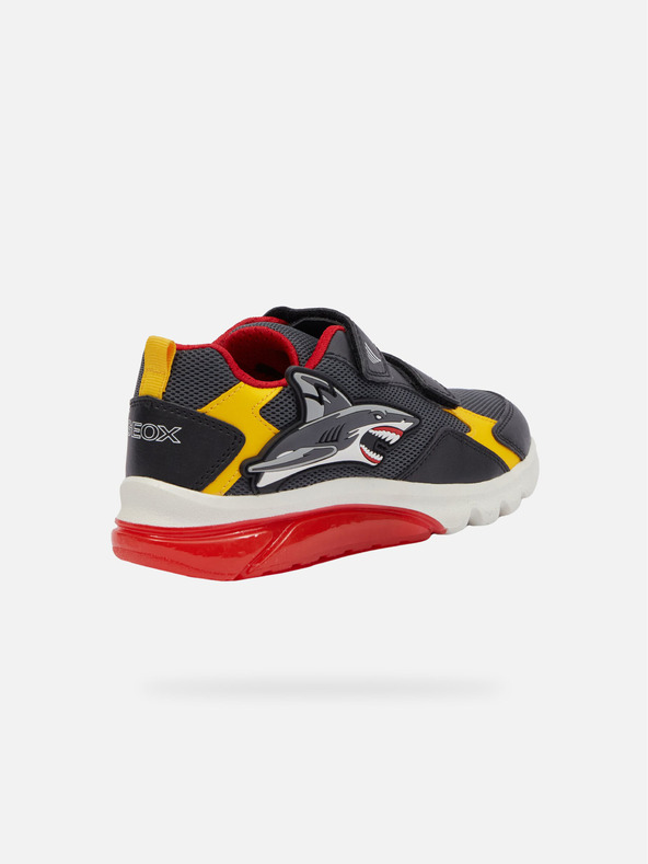 Geox Čierne chlapčenské tenisky Geox Ciberdron