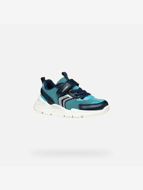 Geox Modré chlapčenské tenisky Geox Loftus