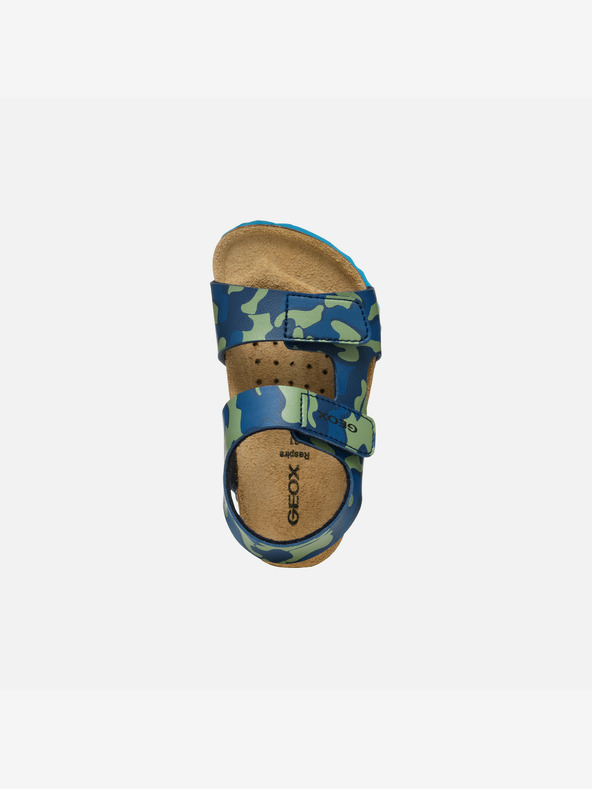 Geox Modré chlapčenské sandále Geox Chalki